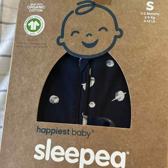 Happiest Baby Sleepea 5-Second Swaddle Bundle Midnight Planets Small & Medium - Picture 1 of 4